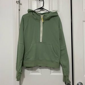 Aerie Offline Throwback Quarter Zip Sweatshirt